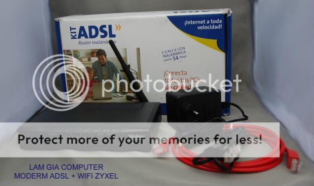 MODEM ADSL 4PORT + WIFI ZYXEL